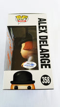 Load image into Gallery viewer, Malcolm McDowell Signed Clockwork Orange Funko Pop! #358 Alex ACOA Witness ITP
