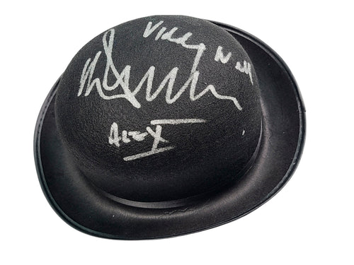 Malcolm McDowell Viddy Well Autographed A Clockwork Orange Alex Droog Hat