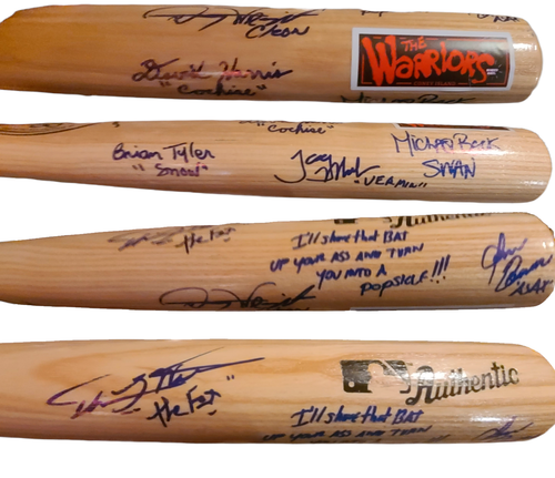 Warriors Cast Autographed X7 Baseball Bat James Remar +6 Exact Photo Proof
