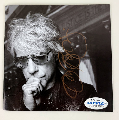 Jon Bon Jovi Autographed Signed 2020 CD Cvr Album LP