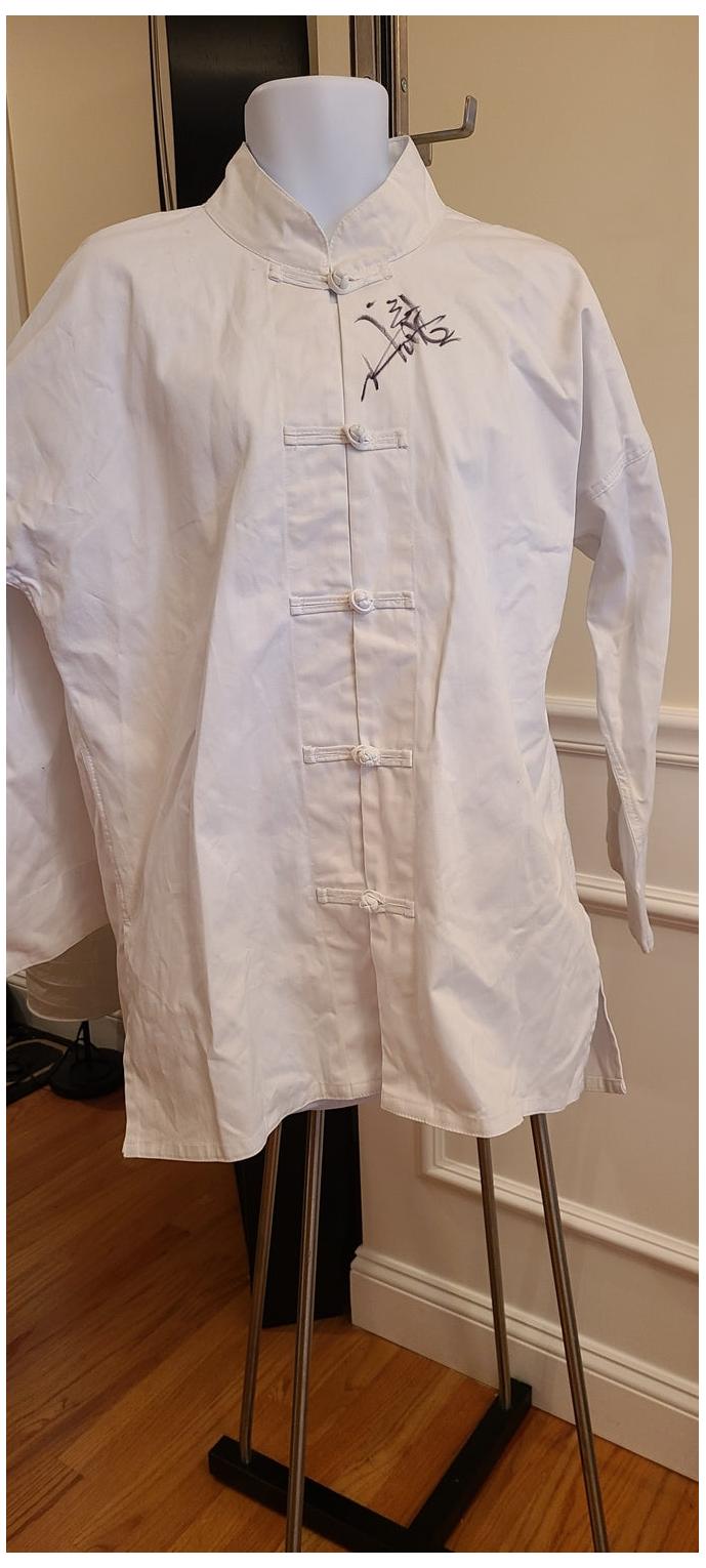Jackie Chan Autographed Signed Karate Uniform Jacket – Autograph 