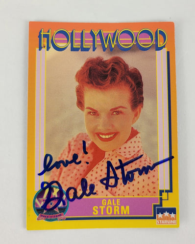 Gale Storm Autographed Signed Trading Card