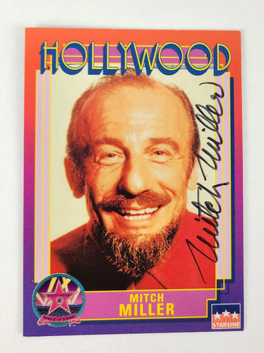 Mitch Miller Autographed Signed Trading Card