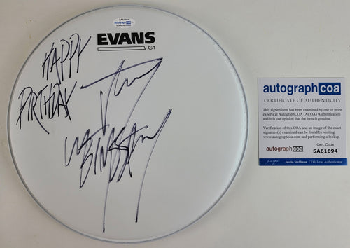 Slipknot Jay Weinberg Autographed Evans Drumhead Happy Birthday