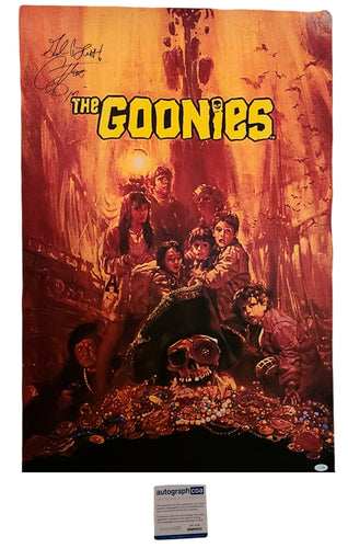 Corey Feldman The Goonies Autographed 24x36 Poster ACOA Exact Proof