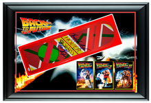 Load image into Gallery viewer, Back To The Future 24x36 Fox &amp; Lloyd Signed Framed Hoverboard Display
