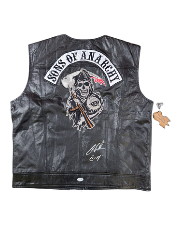 Ron Perlman Autographed Sons of Anarchy Leather Vest