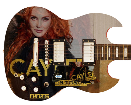 Caylee Hammack Autographed Signed Custom Graphics Photo Guitar