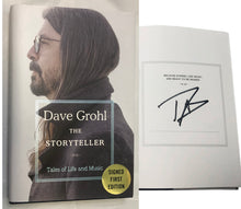 Load image into Gallery viewer, Dave Grohl Foo Fighters Nirvana Signed The Storyteller Book 1st Edition
