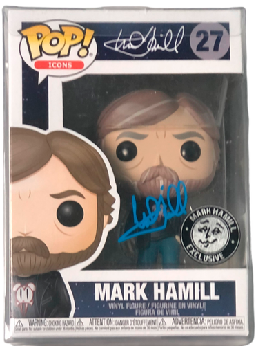 Mark Hamill Autographed Star Wars Funko Pop! #27 Officialpix Ltd Edition