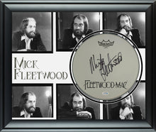 Load image into Gallery viewer, Fleetwood Mac Mick Autographed Custom Framed Drum Head Drumhead Display
