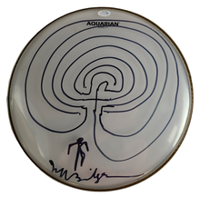 Load image into Gallery viewer, Jeff Bridges Autographed Signed Man Entering Maze Sketch 14 inch Drumhead ACOA
