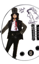 Load image into Gallery viewer, Alice Cooper Signed w Lyrics &amp; Sketch Photo Graphics Epiphone Guitar Exact Proof
