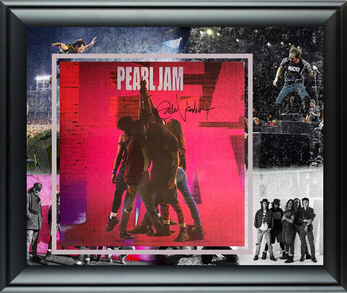 Pearl Jam Eddie Vedder Signed PERFECT 10 Album Vinyl LP Framed Display