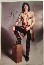 Load image into Gallery viewer, Aerosmith Steven Tyler Signed Debonair Framed 24x36 Canvas Photo Video Proof
