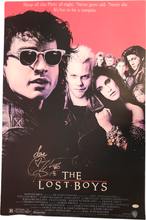 Load image into Gallery viewer, Corey Feldman The Lost Boys Autographed Framed 24x36 Poster ACOA Exact Proof
