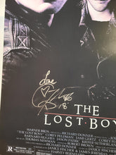 Load image into Gallery viewer, Corey Feldman The Lost Boys Autographed Framed 24x36 Poster ACOA Exact Proof
