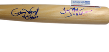 Load image into Gallery viewer, The Warriors Movie Cast Autographed Bat w Popsicle Inscription Exact Proof ACOA
