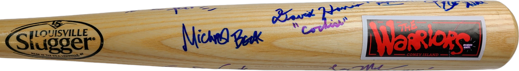 The Warriors Movie Cast Autographed Bat w Popsicle Inscription Exact Proof