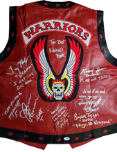 Load image into Gallery viewer, The Warriors Movie Cast Autographed Leather Vest w Quotes Exact Proof
