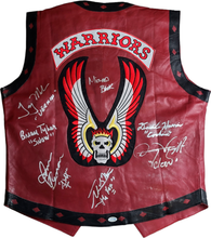 Load image into Gallery viewer, The Warriors Movie Cast Autographed Leather Vest Exact Proof ACOA
