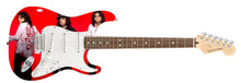 Load image into Gallery viewer, Alice Cooper Autographed 3x Bloody Photo Graphics Strat Guitar ACOA
