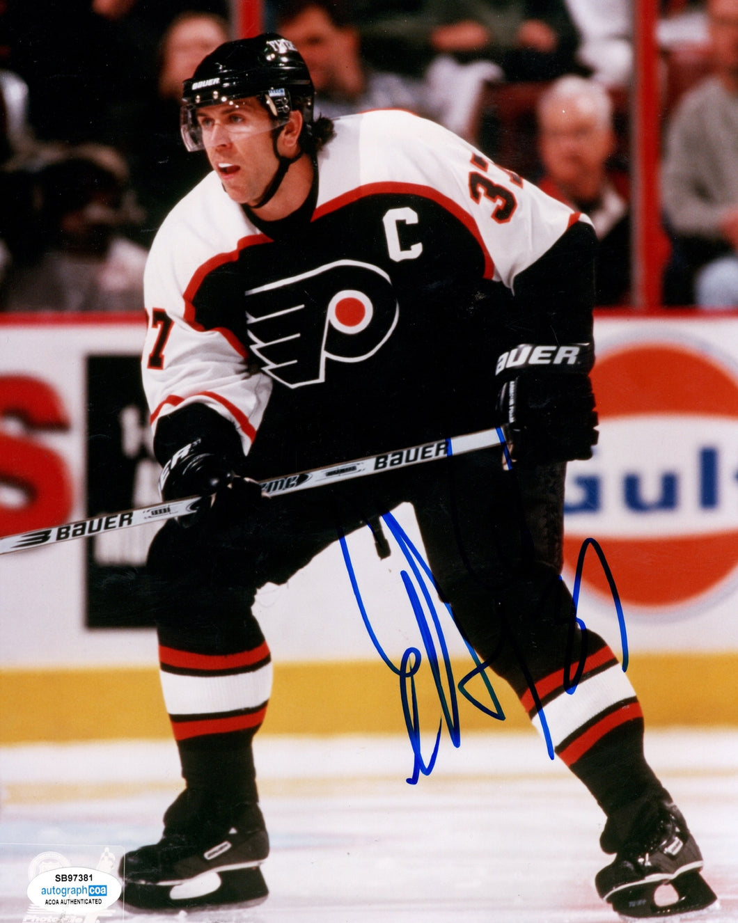Eric Desjardins Autographed Signed 8x10 NHL Hockey Photo Flyers Canadiens