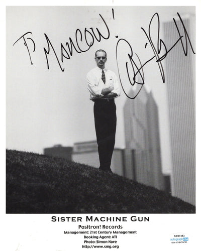 Sister Machine Gun Chris Randall Autographed Promo Photo