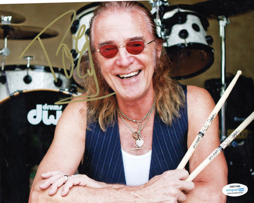 Roger Earl Autographed Signed 8x10 Foghat Drummer Photo