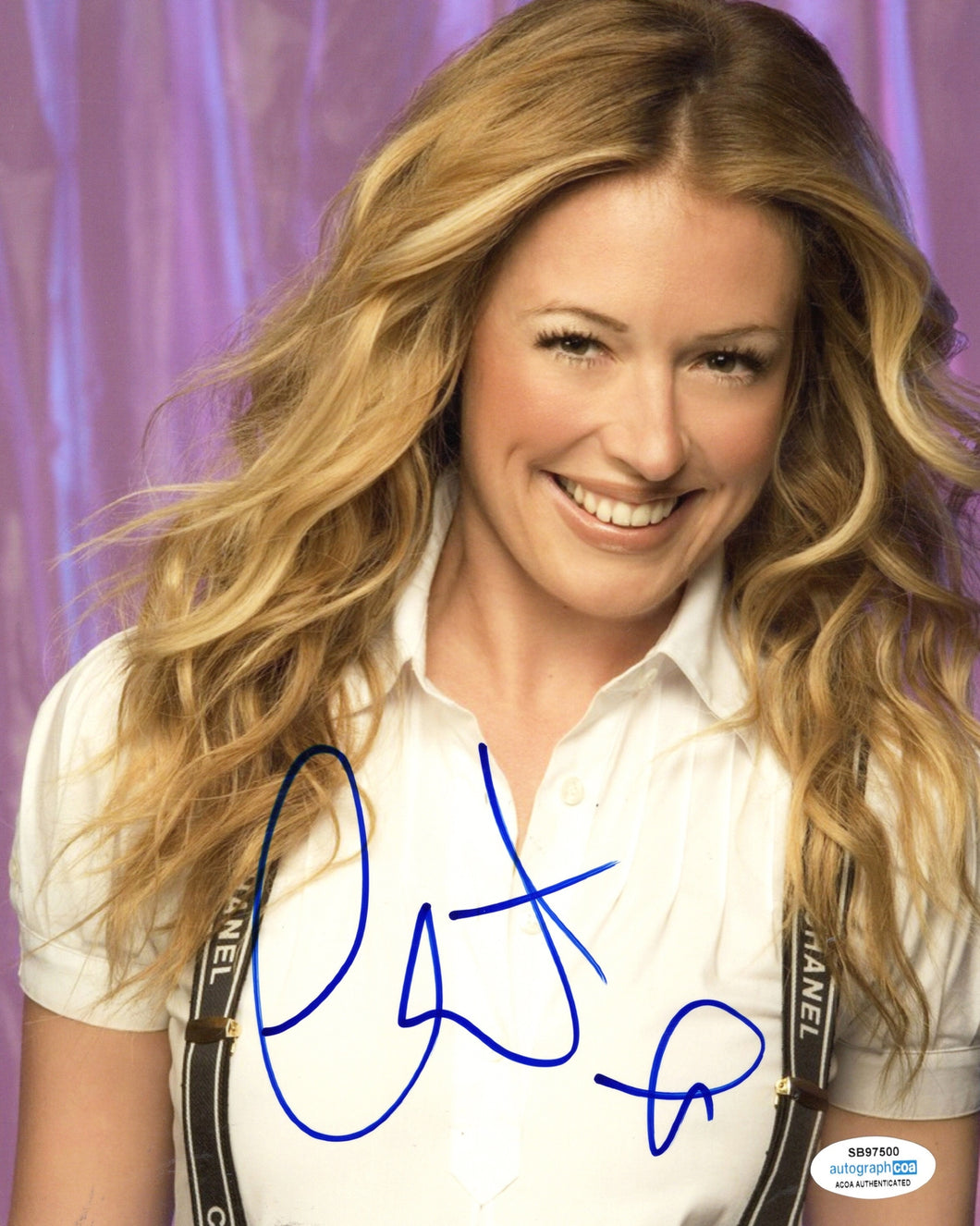 Cat Deeley Autographed Signed 8x10 Pretty Coco Chanel Suspenders Photo