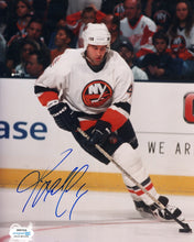 Load image into Gallery viewer, Roman Hamrlik Autographed Signed 8x10 NY Islanders Skating Hockey Photo

