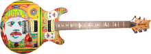 Load image into Gallery viewer, Carlos Santana Hand Signed Corazon Art Graphics PRS SE Guitar w Case
