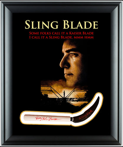 Billy Bob Thornton Signed Sling Blade Framed Poster Photo Display Exact Proof