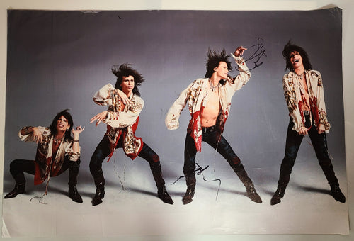 Aerosmith Steven Tyler Autographed Signed 4 Image 24x36 Canvas Photo Print