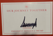 Load image into Gallery viewer, President Donald Trump Autographed Our Journey Together Book ACOA LOA ACOA
