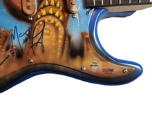 Load image into Gallery viewer, Meat Loaf Signed Signed Bat Out Of Hell II Album Airbrushed Painting Guitar PSA
