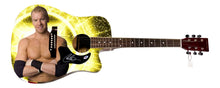 Load image into Gallery viewer, WWE Christian Autographed 1/1 Custom Graphics Photo WWF Guitar PSA
