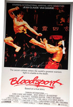 Load image into Gallery viewer, Bolo Yeung Autographed Bloodsport 24x36 Poster w Chong Li Exact Proof
