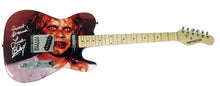 Load image into Gallery viewer, The Exorcist Linda Blair Autographed Signed Custom Photo Guitar ACOA Witness ITP
