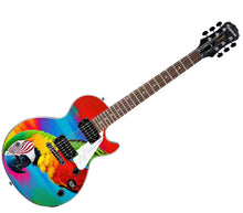 Load image into Gallery viewer, Jimmy Buffett Margaritaville Signed Custom Epiphone Guitar Custom Display ACOA
