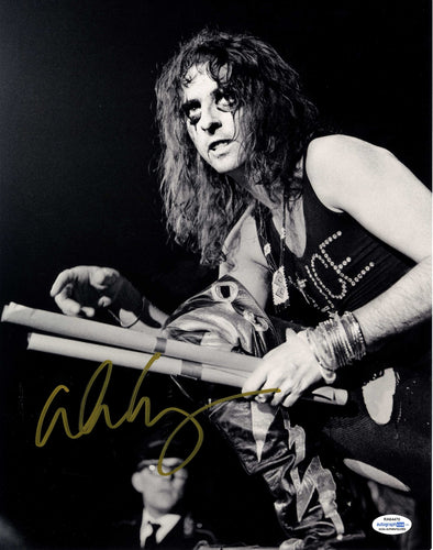 Alice Cooper Autographed Signed 11x14 Photo Live Alice