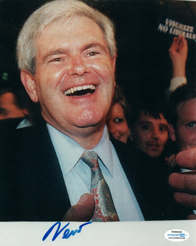 Newt Gingrich Autographed Signed 8x10 Photo