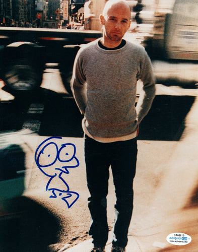 Moby Autographed Self-Portrait Alien Sketch Signed 8x10 Photo