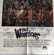 Load image into Gallery viewer, The Warriors Cast Autographed Signed Original 27x40 Poster Exact Photo Proof
