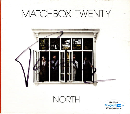 Matchbox Twenty Rob Thomas Signed North CD