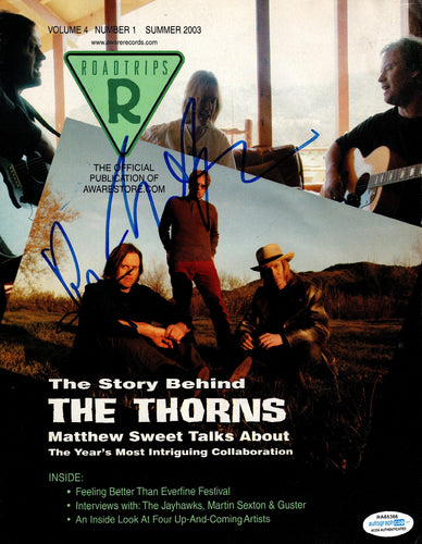 The Thorns Pete Droge Matthew Sweet Signed Rare Roadtrips Magazine