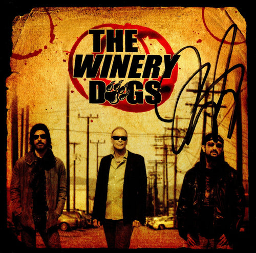 Winery Dogs Mike Portnoy Signed 2013 Debut Self Titled Album Cd Cover
