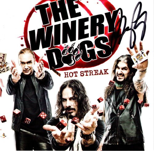 Winery Dogs Mike Portnoy Signed Hot Streak Cd Cover