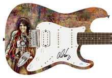 Load image into Gallery viewer, Alice Cooper Signed &quot;Artistic Eminence&quot; Custom Graphics Fender Guitar
