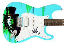 Load image into Gallery viewer, Alice Cooper Autographed &quot;The Mad Hatter&quot; Custom Graphics Guitar
